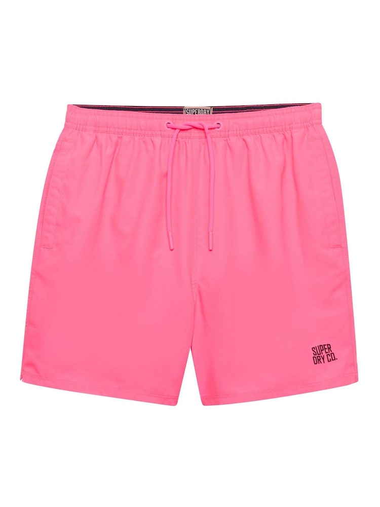 Pink - Superdry Essential 16 Badeshorts - Bild 7 von 7