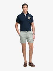 Superdry Green Merchant Linen Shorts - Image 4 of 5