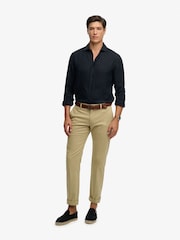 Superdry Blue Riviera Long Sleeve Shirt - Image 3 of 5