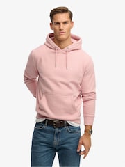 Superdry Pink Essential Logo Hoodie - Image 1 of 7