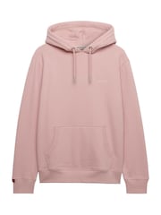 Superdry Pink Essential Logo Hoodie - Image 7 of 7
