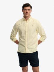 Superdry Yellow Essentials Oxford Shirt - Image 1 of 5