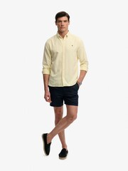 Superdry Yellow Essentials Oxford Shirt - Image 3 of 5