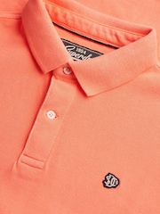 Superdry Pink Vintage Destroy Polo Shirt - Image 2 of 2