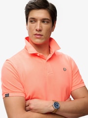 ורוד - חולצת פולו בסגנון וינטג' של Superdry דגם Destroy - תמונה 4 מתוך 7