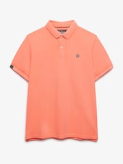 ורוד - חולצת פולו בסגנון וינטג' של Superdry דגם Destroy - תמונה 6 מתוך 7