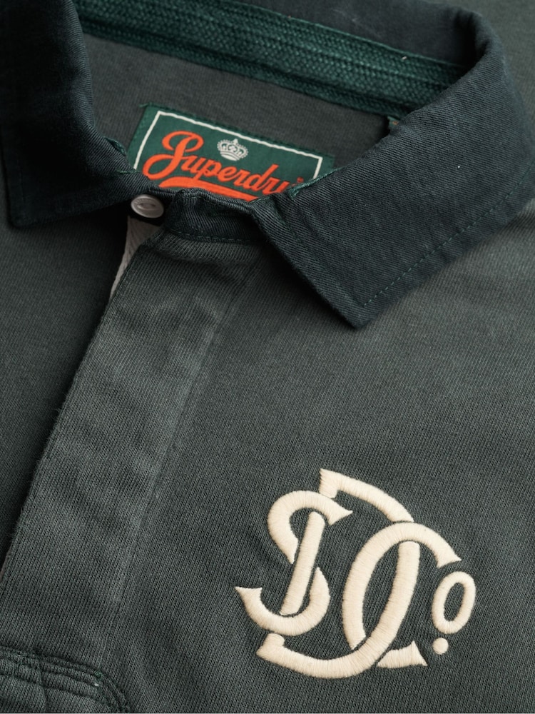 Superdry Green Vintage Athletic Rugby - Image 7 of 7 Superdry Green Vintage Athletic Rugby - Image 7 of 7