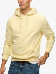 Superdry Yellow Essential Logo Hoodie - Image 5 of 7