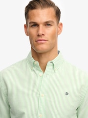 Superdry Green Essentials Oxford Shirt - Image 5 of 6