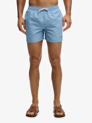 Superdry Endless Sky Blue Embroidered Logo Swim Shorts 15-Inch - Image 4 of 7
