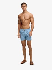 Superdry Endless Sky Blue Embroidered Logo Swim Shorts 15-Inch - Image 6 of 7