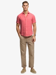 Superdry Pink Riviera Short Sleeve Shirt - Image 3 of 7