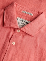 Superdry Pink Riviera Short Sleeve Shirt - Image 7 of 7