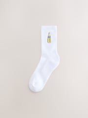 Fanta Lemon License Ribbed Ankle Socks 2 Pack - Image 2 of 5