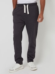 Threadbare Grey Black Straight Leg Joggers - Image 1 of 4
