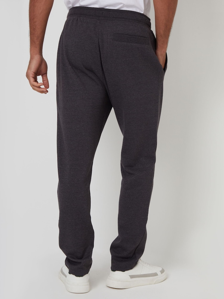 Threadbare Grey Black Straight Leg Joggers - Image 2 of 4