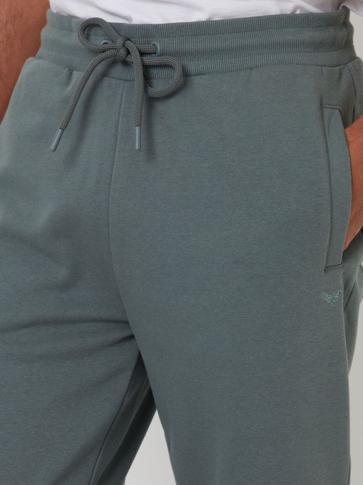 Threadbare Green Regular Fit Joggers - Image 4 of 4 Threadbare Green Regular Fit Joggers - Image 4 of 4