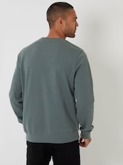 Threadbare Blue Crew Neck Sweatshirt - Image 2 of 4