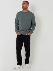 Threadbare Blue Crew Neck Sweatshirt - Image 3 of 4