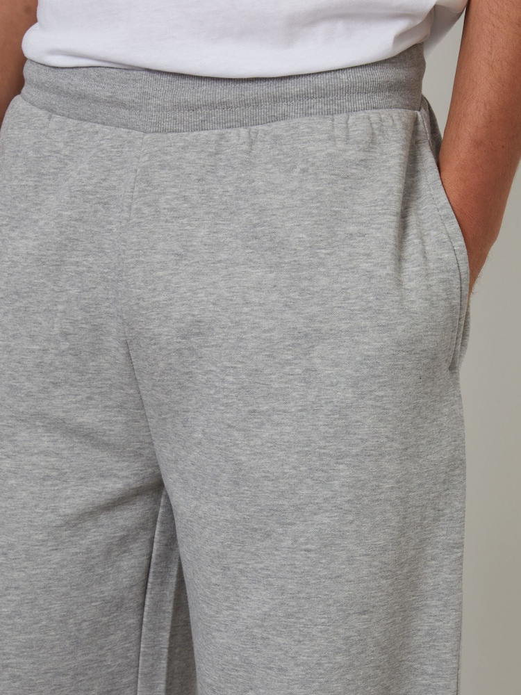 Threadbare Grey Wide Leg Pique Joggers - Image 4 of 4 Threadbare Grey Wide Leg Pique Joggers - Image 4 of 4