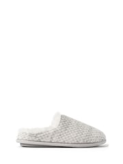 Totes Isotoner Ladies Sparkle Knit Swept Back Mule Slippers - صورة 2 من 5