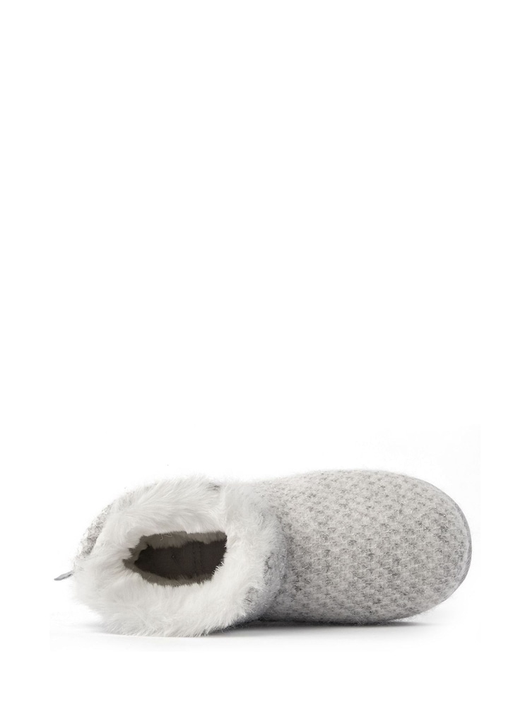Membeli Totes Isotoner Ladies Sparkle Knit Boot Slippers dari Next
