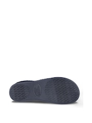 Totes Blue Isotoner Ladies Popcorn Full Back Bottie Slippers - Image 5 of 5