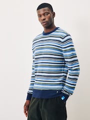 Scotch & Soda Soft knit Striped Regular fit Pullover Jumpers - Imagem 1 de 6