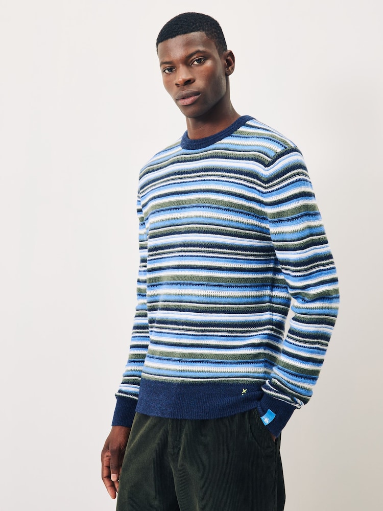 Scotch & Soda Soft knit Striped Regular fit Pullover Jumpers - Imagem 1 de 6