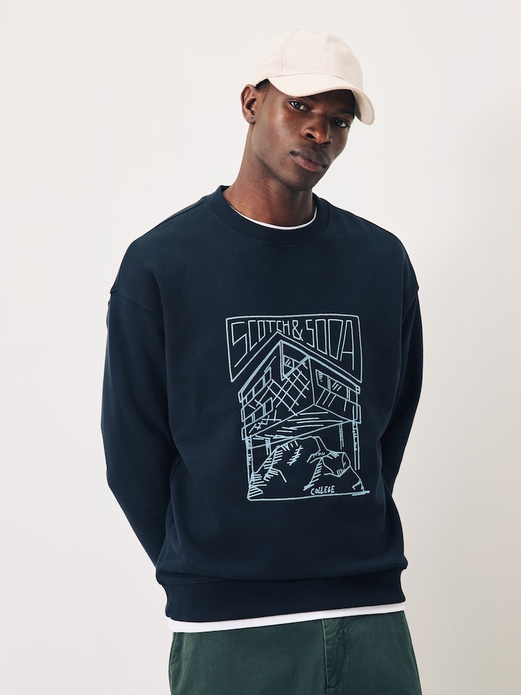 Scotch & Soda Chest Logo Sweatshirt - Bild 1 von 4