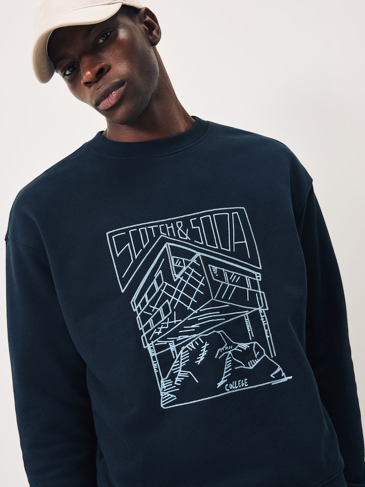 Scotch & Soda Chest Logo Sweatshirt - Bild 4 von 4