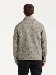 Scotch & Soda Green Wool Blend Tweed Zip Jacket - Image 6 of 6