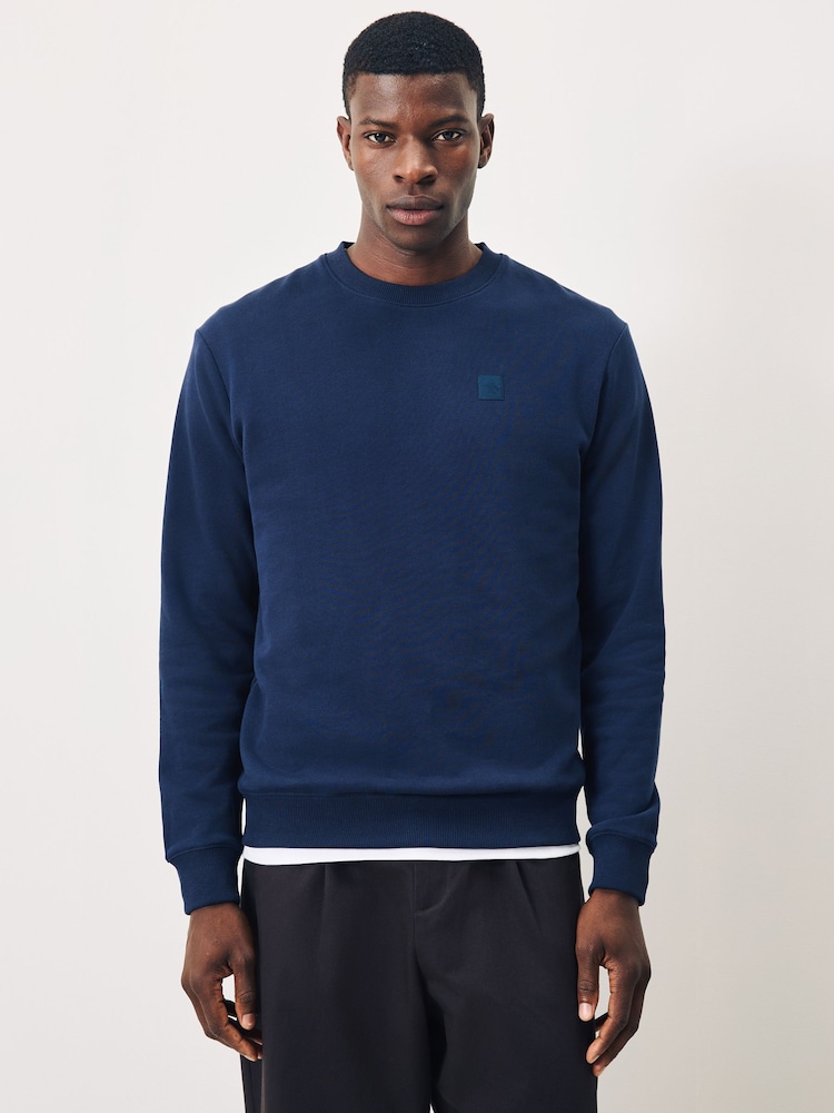 Blau - Scotch & Soda Logo Sweatshirt - Bild 1 von 4
