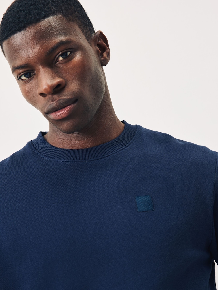 Blau - Scotch & Soda Logo Sweatshirt - Bild 4 von 4