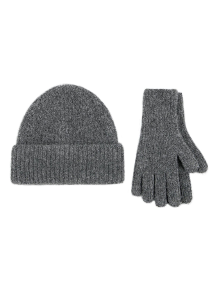 Totes Grey Toasties Ladies Knitted Hat and Gloves Gift Set - Image 2 of 3 Totes Grey Toasties Ladies Knitted Hat and Gloves Gift Set - Image 2 of 3