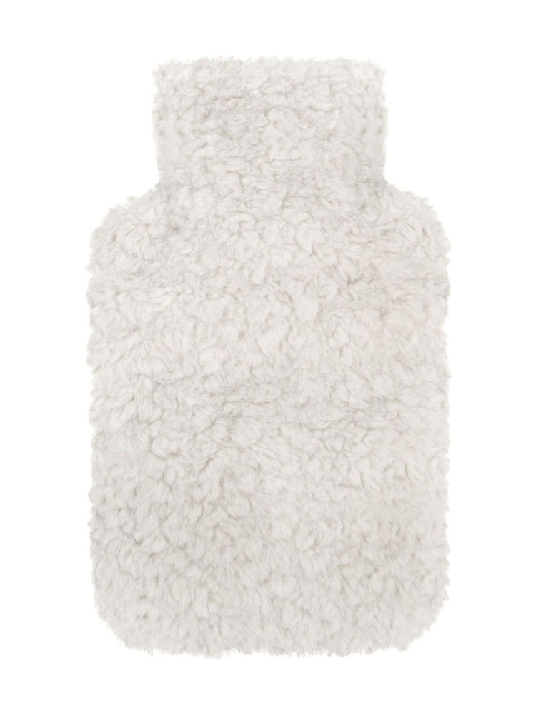 Totes Grey Toasties Ladies Textured Faux Fur Hot Water Bottle - Image 3 of 3 Totes Grey Toasties Ladies Textured Faux Fur Hot Water Bottle - Image 3 of 3