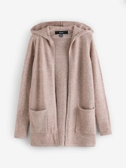 VERO MODA Longline Hooded Knitted Cardigan - Imagen 1 de 1