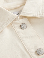 Ecru Cotton 2 Pocket Jacket - Image 8 of 8