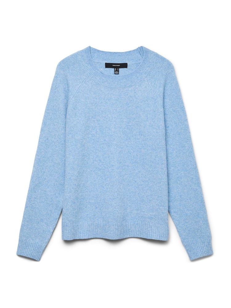 VERO MODA Blue Bow Detail Long Sleeve Jumper - Image 5 of 5