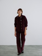 VERO MODA Red Corduroy Shacket - Image 2 of 3