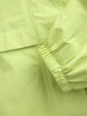 फ्लोरो हरियो - Elements Waterproof Funnel Neck Jacket - 9मध्ये 8 तस्बिर