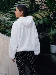 Polka Dot Shower Resistant Rain Jacket - Image 2 of 9