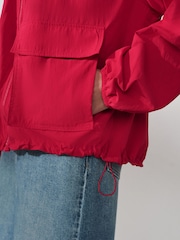 Red Shower Resistant Rain Jacket - Image 4 of 8