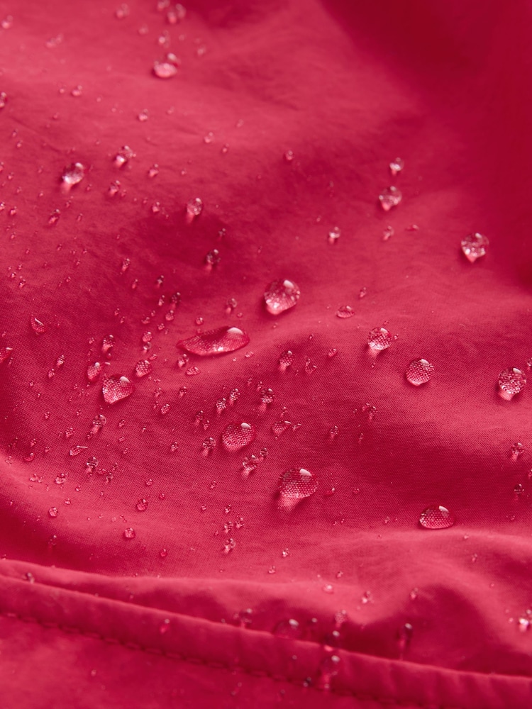 Red Shower Resistant Rain Jacket - Image 8 of 8