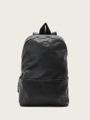 AllSaints Black Finn Updated Backpack - Image 1 of 7