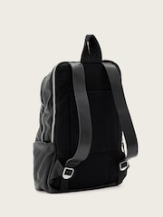 AllSaints Black Finn Updated Backpack - Image 2 of 7