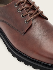 AllSaints Brown Skiff Derby Shoes - Image 2 of 5