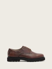 AllSaints Brown Skiff Derby Shoes - Image 3 of 5