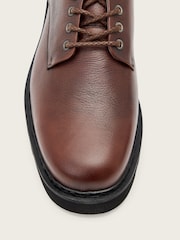 AllSaints Brown Skiff Derby Shoes - Image 4 of 5