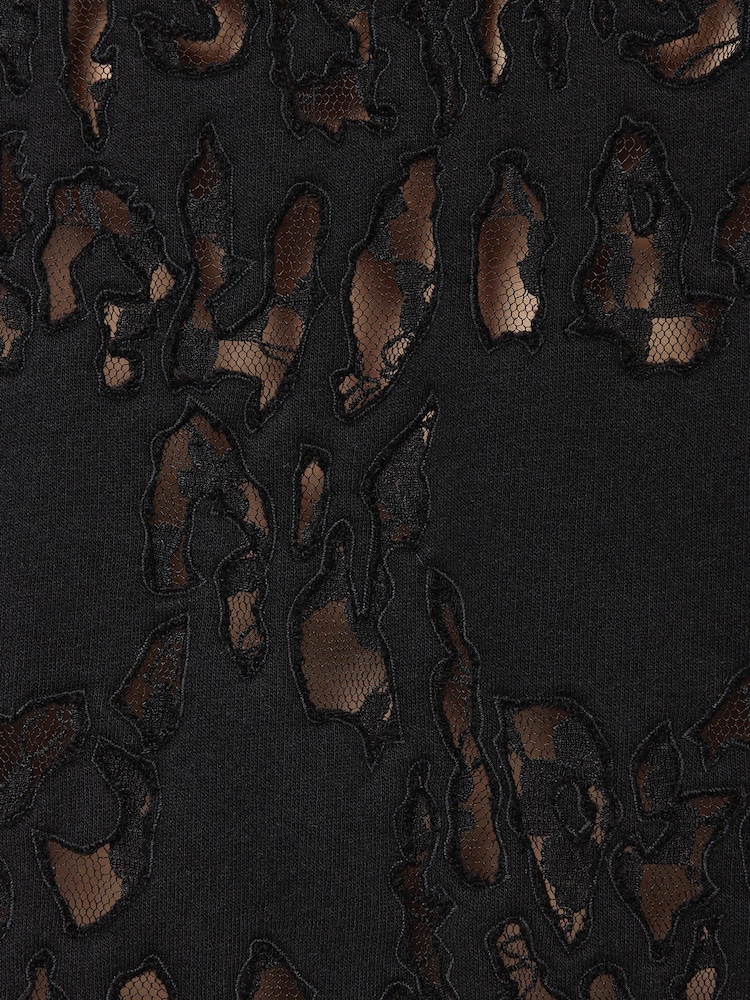 AllSaints Black Craneo Etie Hoodie - Image 10 of 10